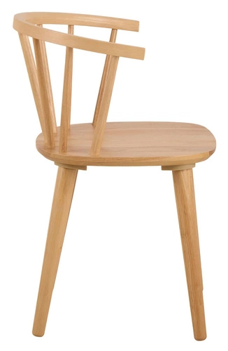 Dřevěná jídelní židle Ida Actona skandinávská s područkami přírodní