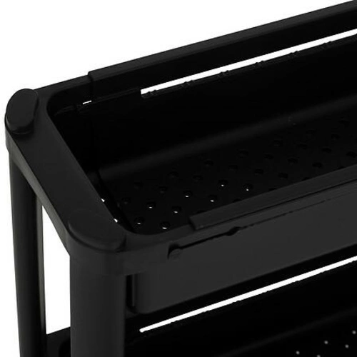 Vozík s funkcí rozšíření 4-úrovňový černý