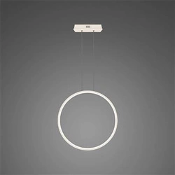Závěsné LED svítidlo Ledové Kruhy 60 cm bílé stmívatelné do obývacího pokoje Altavola Design