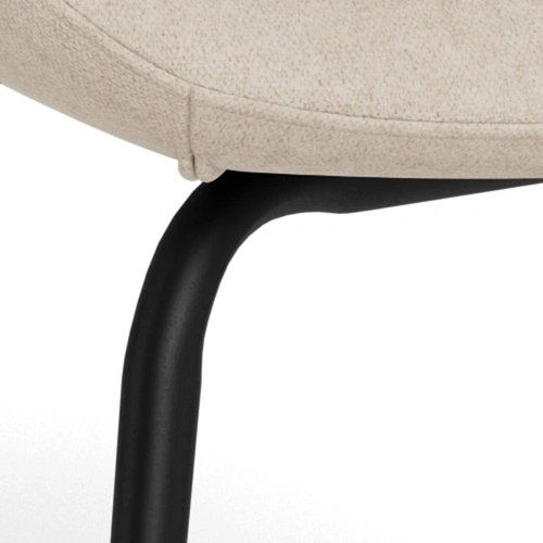 Židle Beth béžová čalouněná s područkami do jídelny a obýváku