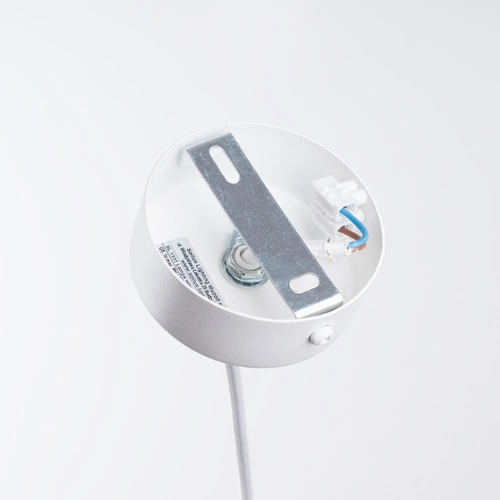 Závěsné svítidlo BRINA bílá moderní do obýváku a jídelny ocelové rozptýlené světlo