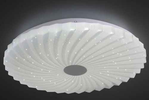Stropní LED svítidlo Calipso bílý kulatý 48,5 cm moderní s dálkovým ovládáním do obýváku