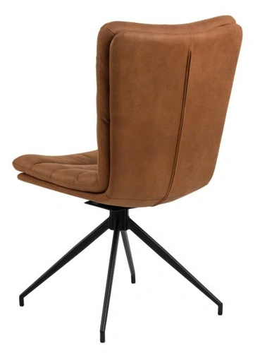 Actona Grafton otočná jídelní židle hnědá loftová