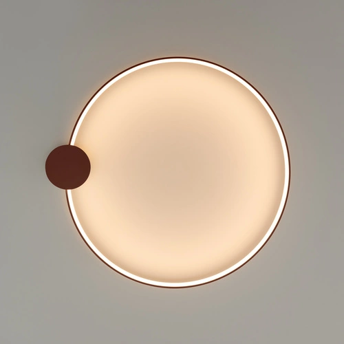 Stropní LED svítidlo RIO 78 červené moderní kulaté do obýváku kuchyně ložnice Thoro