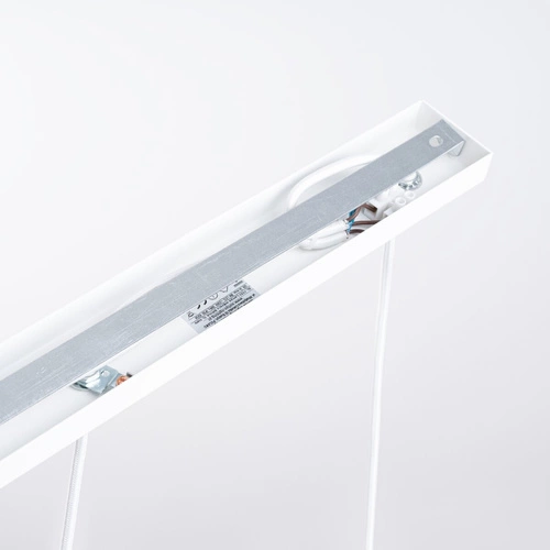 BRINA 3L moderní bílý závěsný lustr do obýváku a jídelny trojitý SOLLUX