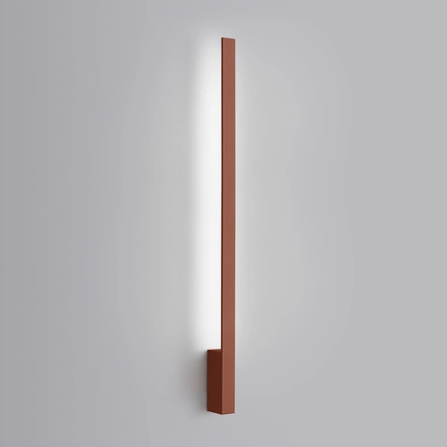 Nástěnné LED svítidlo LAHTI 90 červené moderní hliníkové do obýváku a ložnice Thoro