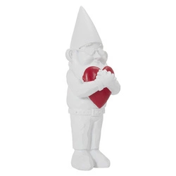 Dekorační figurka Gnom Love Intesi moderní do obýváku a zahrady jako dárek 33 cm