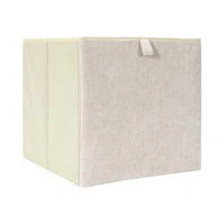 Intesi Emilia látková úložná krabice 30x30 do regálu a šatní skříně béžová