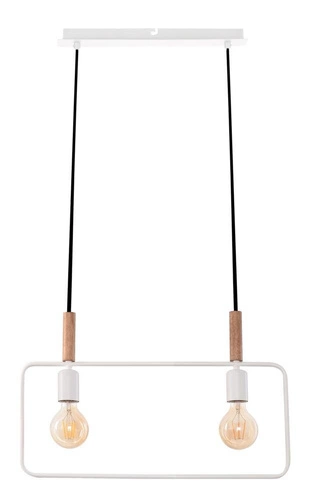 Závěsné svítidlo Frame 2x60W E27 bílé