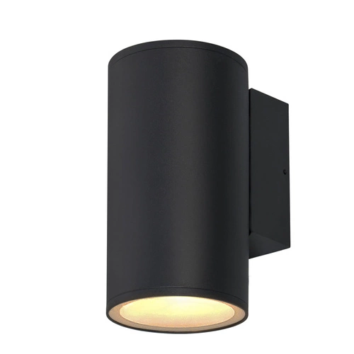 Venkovní nástěnné svítidlo Primula zahradní fasádní lampa trubice 14,5x20,4cm černá 1x60W E27 PAR30 IP65