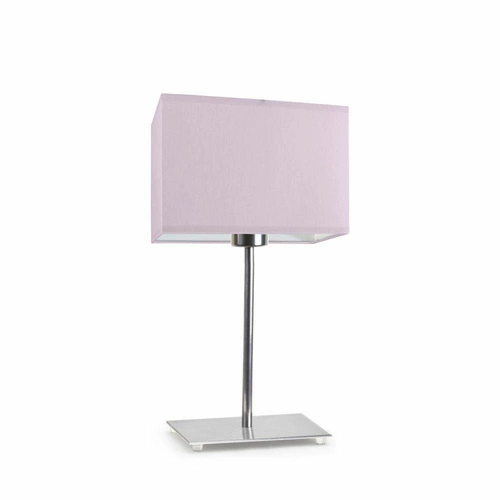 Stolní lampa Amalfi stínidlo světle fialové stojan chrom