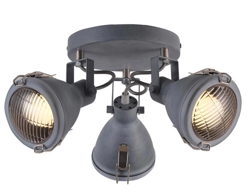 Stropní svítidlo Crodo stropní svítidlo 3x40W E14 šedá