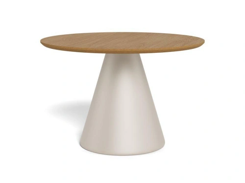 Actona Soli kulatý konferenční stolek 65 cm dubové dřevo moderní do obýváku