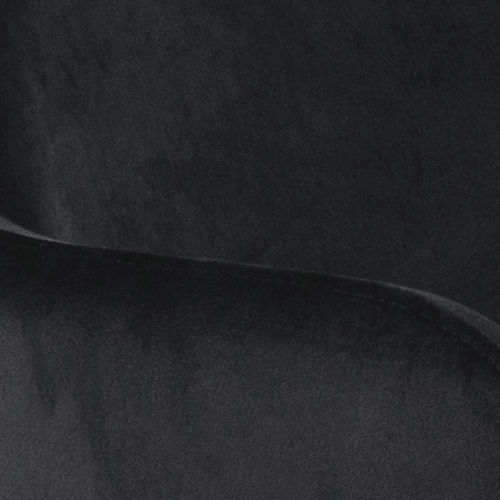 Sada 2 sametových černých židlí Lima s područkami