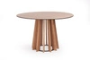 Jídelní kulatý stůl Tavle 145 cm dub přírodní moderní na jedné noze NORDIFRA