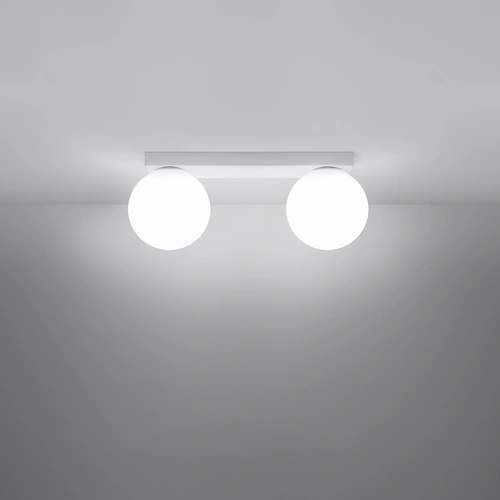Stropní svítidlo YOLI 2 bílé moderní kovové do obýváku a ložnice SOLLUX LIGHTING