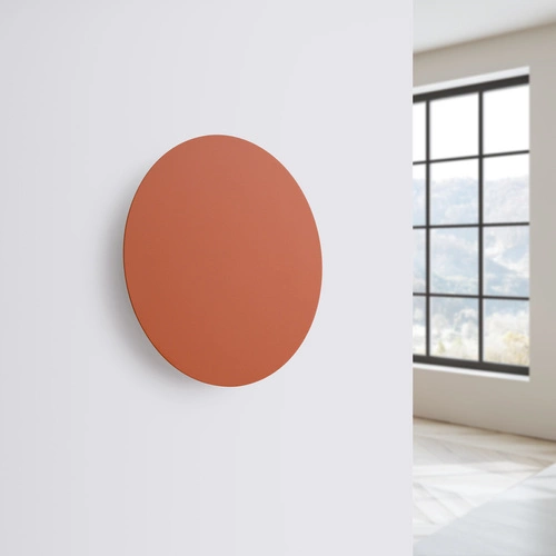 Nástěnné LED svítidlo BORGEN červené moderní ocelové do obýváku a ložnice 30 cm