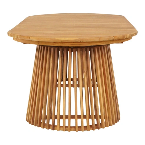 Jídelní stůl Berja oválný 200x90 z přírodního teakového dřeva