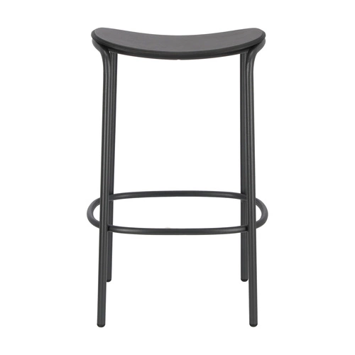 Moderní černá dřevěná barová židle Trick do kuchyně a jídelny 65 cm SCAB Design