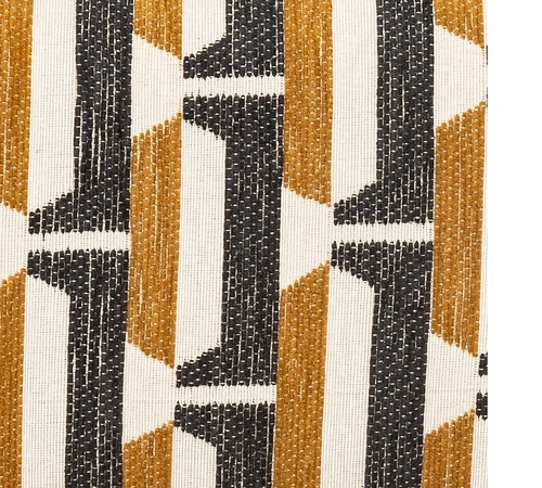 Čalouněný taburet Chiara Atmosphera hnědý retro do obýváku nebo předsíně 40 cm