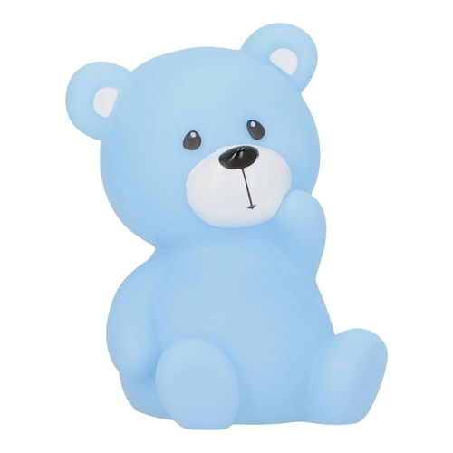 Dětská noční lampička Teddy Bear modrá moderní bezdrátová do dětského pokoje Atmosphera