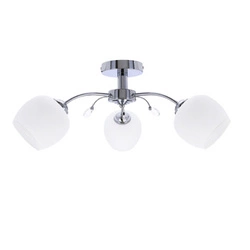 Stropní svítidlo Estar chrom 3x40W E27 bílý difuzor