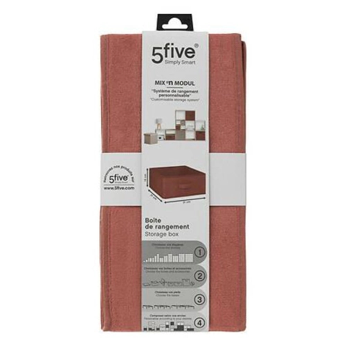 Krabička na polici 31x15cm Velvet červená