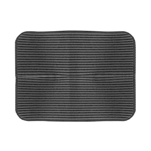 Intesi mikrovláknová odkapávací podložka na nádobí šedá na kuchyňskou linku kompaktní 45,5x35,5 cm