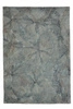 Moderní vlněný koberec do obýváku Palms Grey 160x230 ručně tkaný šedý Carpet Decor