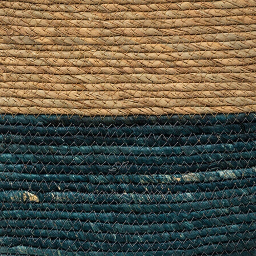 Dekorační koš boho 5five simply smart čtvercový nízký přírodní mořský 31x31 cm