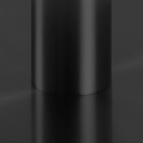 Kulatý mramorový stůl Corby 105 cm do jídelny moderní bílá deska černá podnož