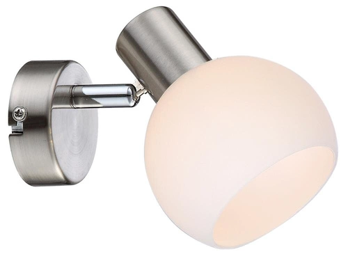 Nástěnné svítidlo Mauro 1x4W E14 LED rgb saténový nikl s dálkovým ovládáním