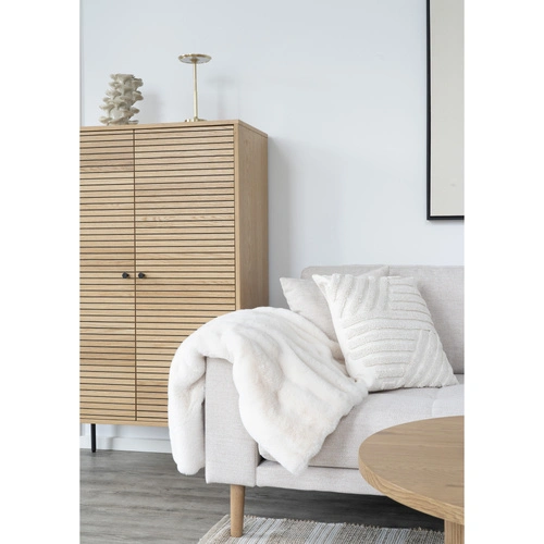 Dekorační polštář Alany bílý 45x45 bavlněný do obývacího pokoje a ložnice