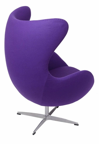 Křeslo Egg fialový kašmír
