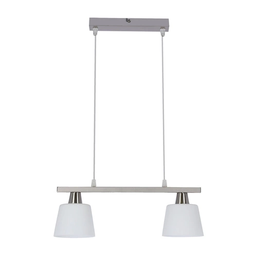 Moderní závěsné svítidlo Hybryda 2 zdroje do obýváku a jídelny chrom CANDELLUX