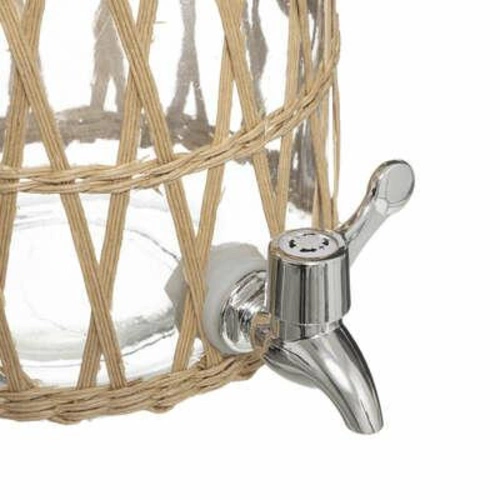 Skleněný nápojový dispenser Indonésie 3,3l s kohoutkem na limonádu a vodu na párty 5five