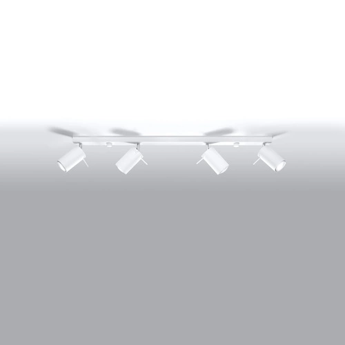 Stropní svítidlo RING 4x bílá moderní kovová do obýváku kuchyně a ložnice SOLLUX