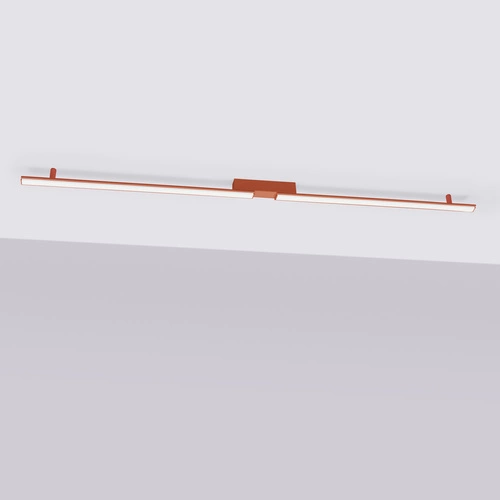 Stropní LED svítidlo LAGOM červené moderní do obýváku a kuchyně Thoro 3000K