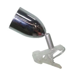 Led klip lampa stolní lampa 1x3W LED chrom