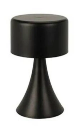 LED noční lampička Tirset Intesi černá kovová bezdrátová do ložnice a obýváku