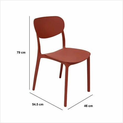 Plastová jídelní židle Plasta terakota moderní do kuchyně a jídelny 5five simply smart