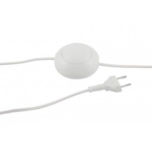 Lampa Haiti stínidlo tmavě modré stojan bílý