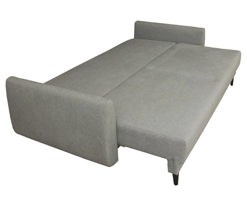 Rozkládací pohovka Forn Intesi šedá s úložným prostorem a funkcí spaní skandinávský styl do obýváku