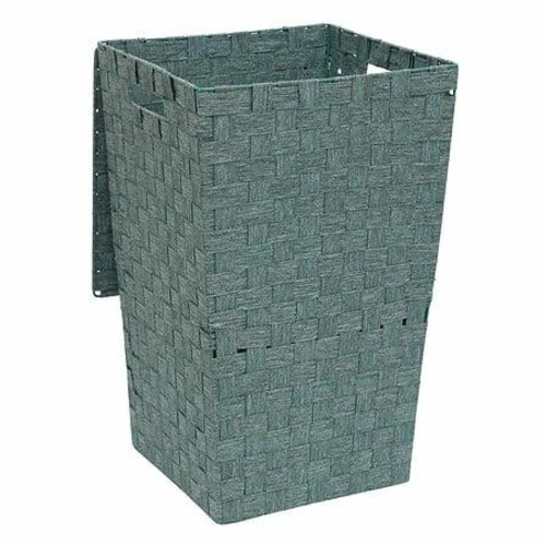 Moderní zelený koš na prádlo do koupelny s víkem a úchyty 5five simply smart