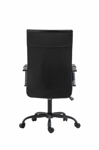 Ergonomická kancelářská židle Sorpreso černá kožená otočná s područkami TILT do kanceláře