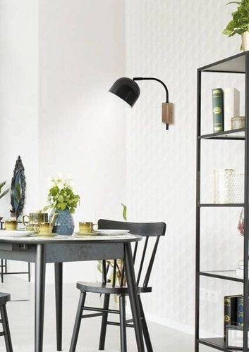 Nástěnné svítidlo Rupi černé moderní kovové do ložnice a obývacího pokoje Candellux Lighting