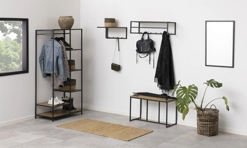 Dubová police/věšák Seaford       