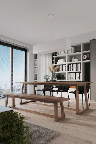 Moderní bílý lustr SANTA 5 světel do obýváku a jídelny 120 cm