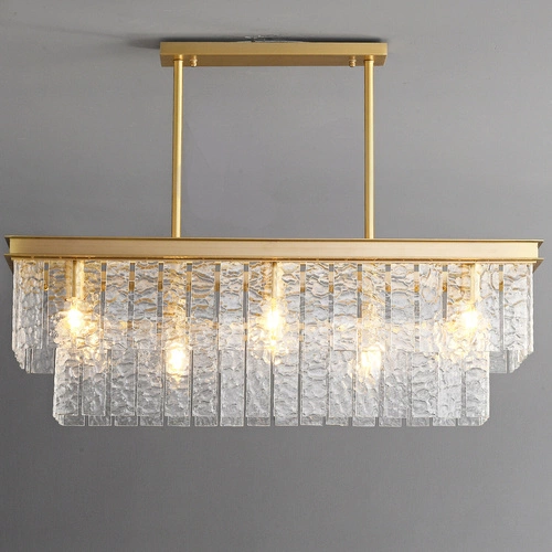 Křišťálový závěsný lustr ICELAND 100 cm bílo-zlatý do jídelny a obýváku Step into Design