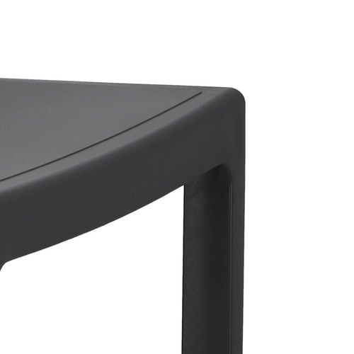 Zahradní plastová židle Kate SCAB Design antracit, stohovatelná, snadno čistitelná